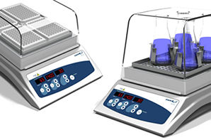 Two versions of the incubating shaker are shown.